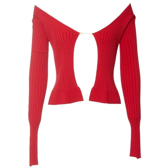 Jacquemus Vibrant Red Knitwear - Picture 4 of 9